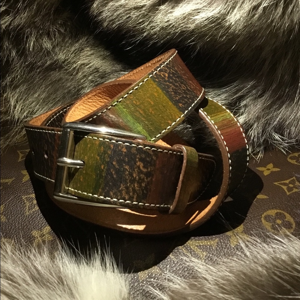 MARTIN DINGHAM LEATHER BELT